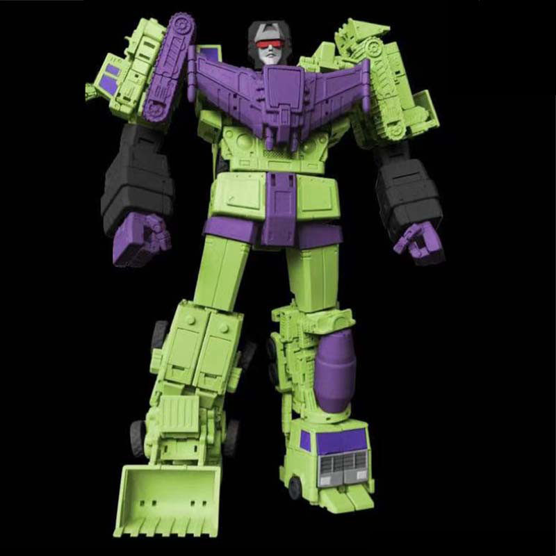 Rubik's Cube Small Lishen Hercules King Kong combination excavator tow bucket stacker bulldozer mixer truck crane 6 fit