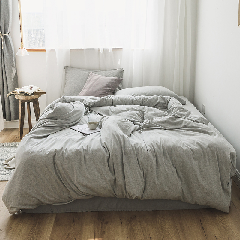 four piece net red quilt cover 1.8m bed sheet bedspread