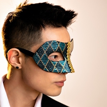 Swallow-tailed butterfly handmade custom wedding half-face British Douyin Mens Annual Performance Net Red Douyin Party Mask