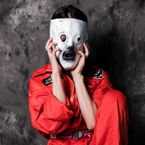 Dovetailed butterfly mens live knot band lead singer Slipknot mask stage net red shaking sound 91 Halloween