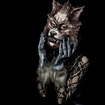 Dovetailed Butterfly Cartoon Animal Styling Mask Wolf Mask Wolf Claw Gloves