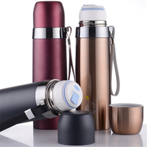 Opening event advertising gift cup batch custom lettering Men and women childrens convenient insulation water cup custom printing