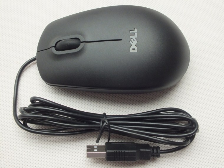 Dell New (MOC5UO) Black Optical Mouse 800DPI resolution Agilent S5007A chip