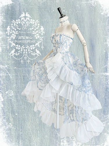 [Синий и белый фарфор · кукла намеренно ощущается] чувство атмосферы принцессы заполнено!(Не приготовьтесь к продаже)