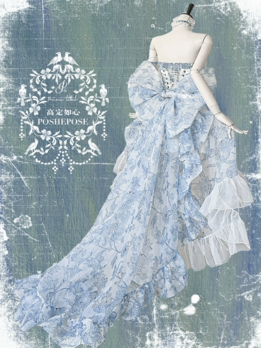 [Синий и белый фарфор · кукла намеренно ощущается] чувство атмосферы принцессы заполнено!(Не приготовьтесь к продаже)