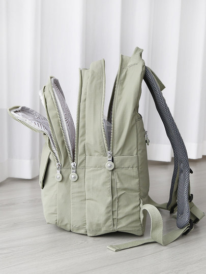 2025 new large-capacity backpack 16-inch multi-layer computer backpack commuter waterproof cloth bag hiking backpack