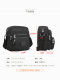25 New Single Shoulder Messenger Bag Men's Lightweight Waterproof Fashion Dad Bag Vertical Casual Nylon Oxford Canvas Bag Women