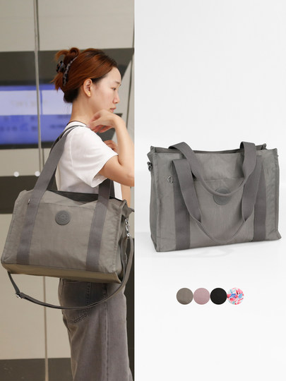 Capson's new lightweight tote bag, simple commuter nylon bag, multi-layer casual women's bag, handbag, shoulder bag