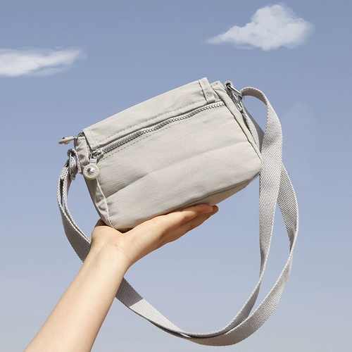 Небольшая сумка, раскладная трендовая нейлоновая маленькая сумка через плечо для отдыха