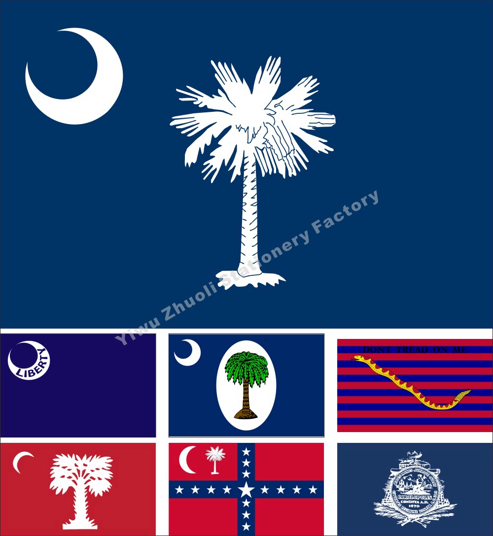 0 U.S. South Carolina flag Historical Flag Sea Army Flag Various sizes can be set to be ordered