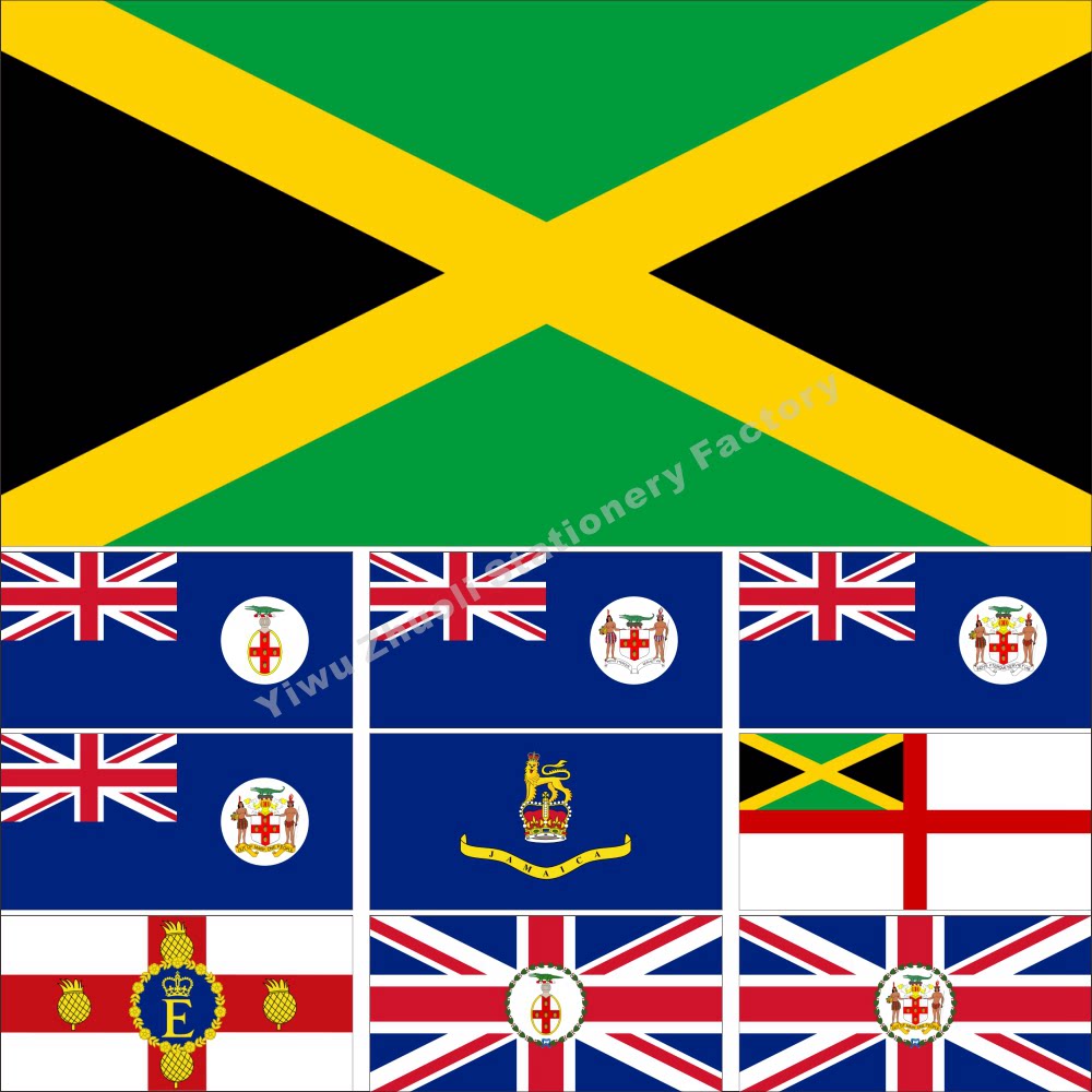 0 Jamaica Flag Historical Flag Sea Army Flag Royal Flag Governor Flag Various sizes can be ordered to be made