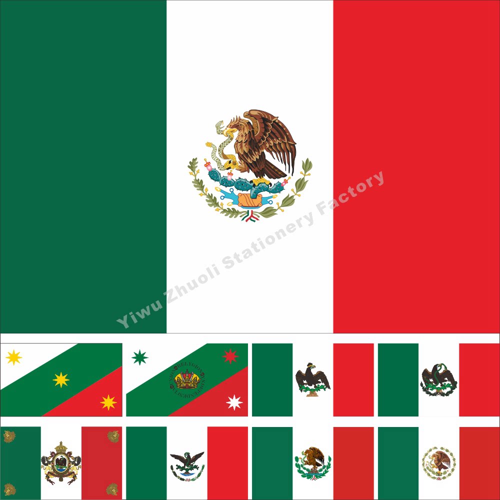 0 Mexican Flag Historical Flag First Imperial Flag Liberal Flag Infantry Banner of various sizes can be set to be ordered