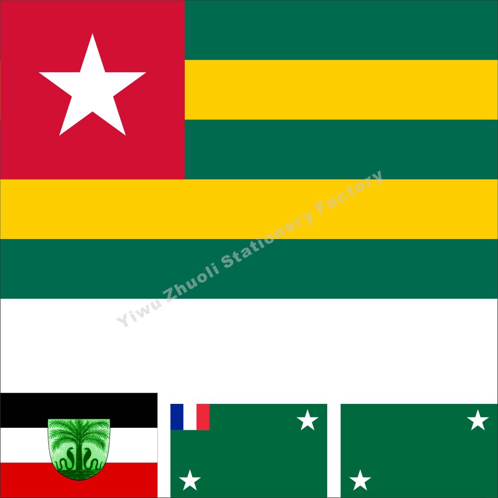 0 Togo Flag Historical Flag Various sizes can be set to be bookable