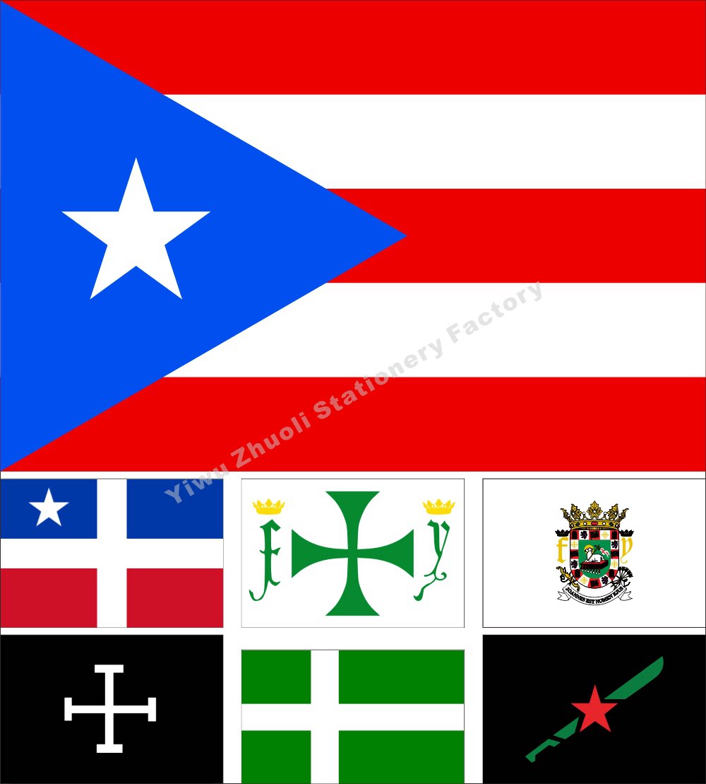 0 US Puerto Rican flag Historical Flag Various sizes can be set to be bookable