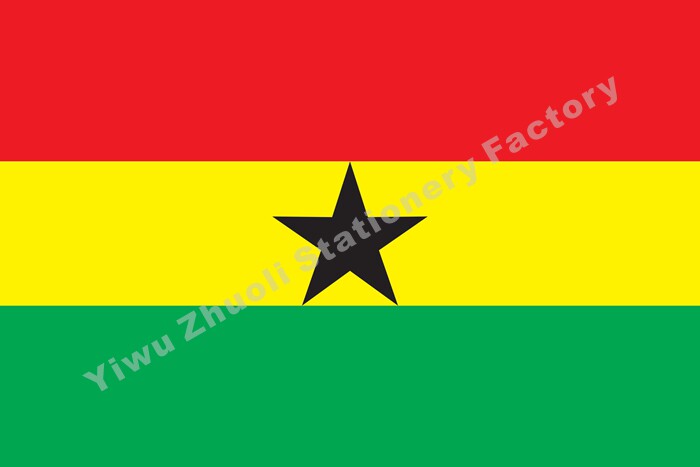 Ghana Flag Ghana flag4 Number of specifications 144X96cm World flags on sale