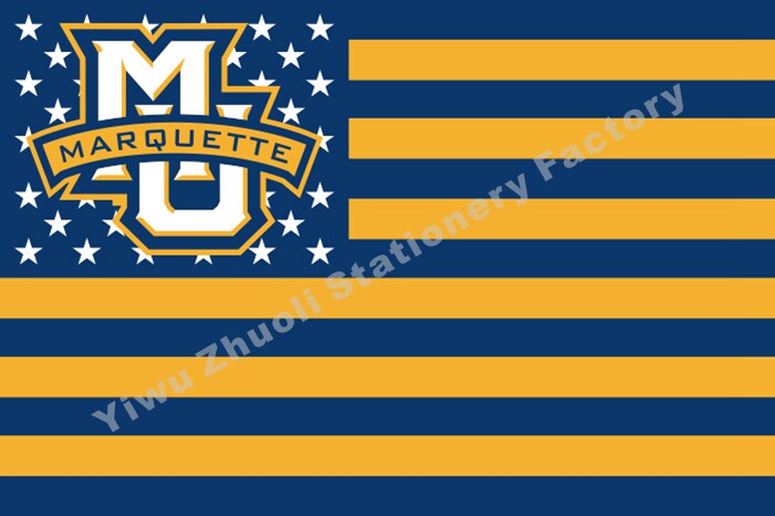 Marquette Golden Eagles Marquette University Golden Eagle Team NCAA Flag Custom