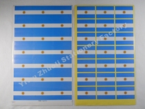 Argentine flag face sticker 2014 Brazil World Cup flag sticker fans cheer face sticker square sticker