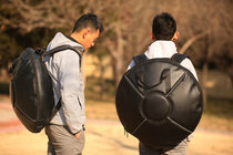 Hand dish bag handpan backpack thickened cloth bag leather bag