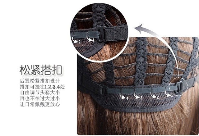 Perruque OTHER   cheveux raides Court - Ref 2609826 Image 48