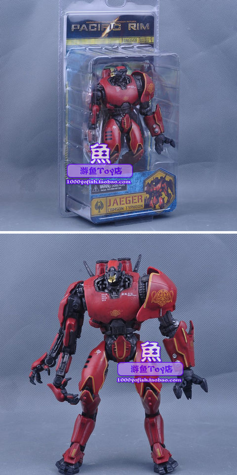 NECA Pacific Rim Trung Quốc Mech Storm Red 7 inch Hand Doll Doll Model Quà tặng sinh nhật - Gundam / Mech Model / Robot / Transformers mô hình lắp ráp robot gundam