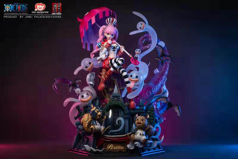 JIMEI  PALACE ペローナ　ワンピース  スタチュー JIMEI Palace One Piece Perona Resin Model Painted Statue In Stock