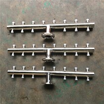 Custom stainless steel water separator tap water meter column 304 material DN50 flange interface DN20 outer wire branch