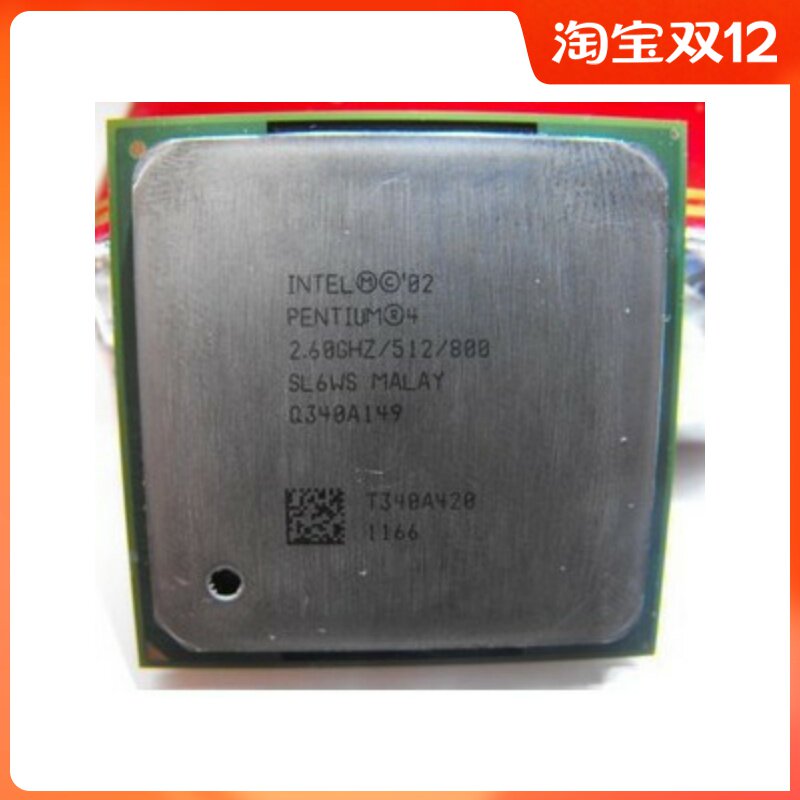 Original Pentium 4 P4 2 6C 512 800 hyperthreading 478-pin CPU competition 2 8C