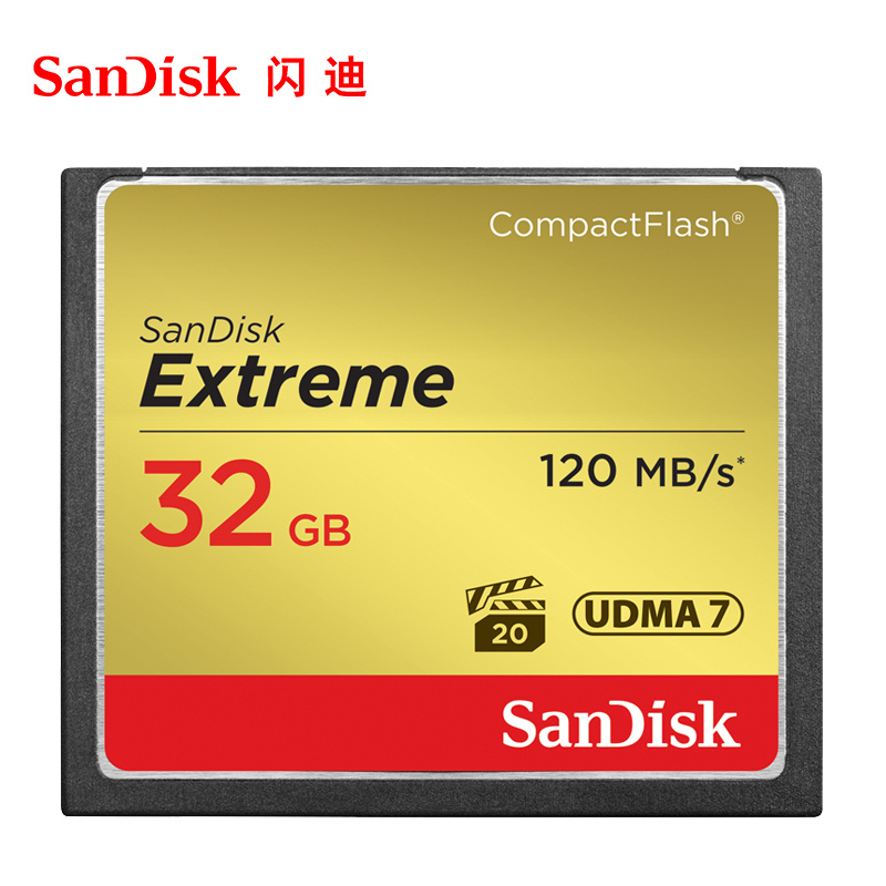 SanDiskSanDisk CF 32G CF card 800X 120M S High Speed Memory Card SLR Camera Memory Card