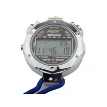 Football track and field referee metal stopwatch student sports coach waterproof temperature measuring timer 10 memory stopwatch