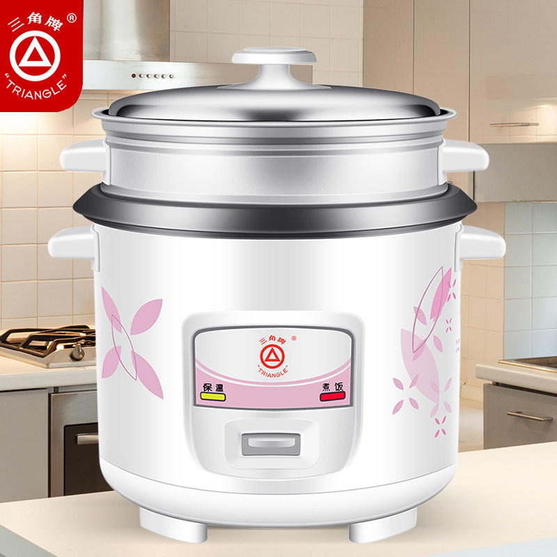 Triangle brand rice cooker vintage home 1-2-3-4L5 liters 6-8 people mini traditional small ordinary rice cooker