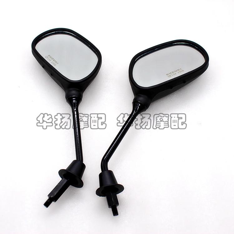 Gương áp dụng Suzuki đạp QS100T vần gương chiếu hậu QS125T-2 Gương chiếu hậu - Xe máy lại gương gương 5 cạnh rizoma