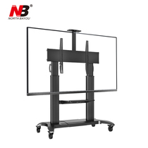 NB LCD TV cart video conferencing floor stand 32 40 48 55 60 65 70 90 (100-inch)