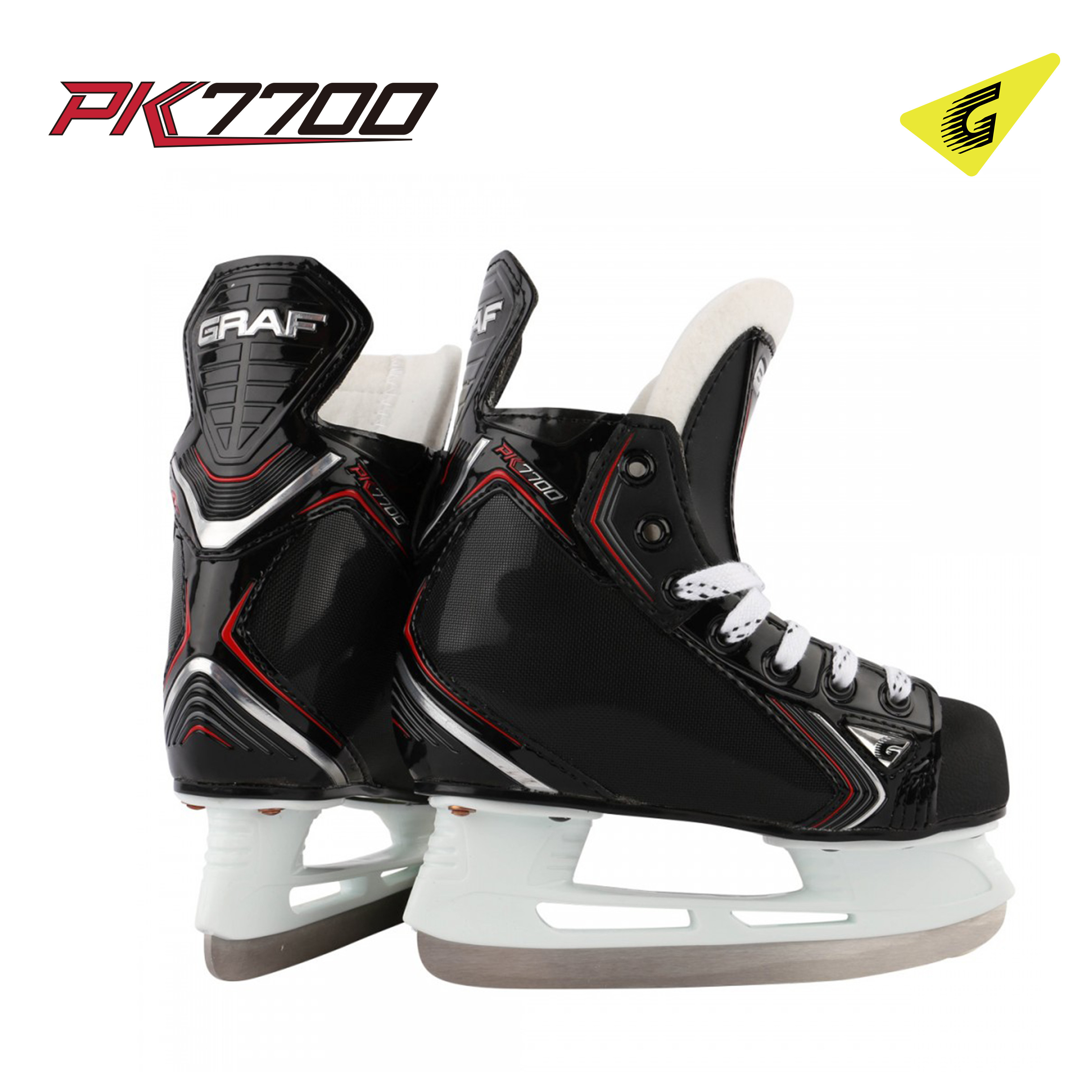 Graf GRAF Children's Ice Skate Shoes Ice Hockey Shoes Extreme Speed Series PK7700 Shoes Body Thermoplastic