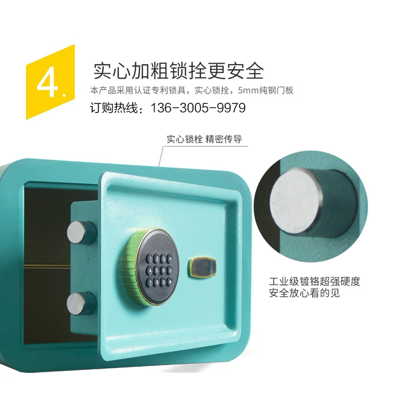 Nhà văn phòng an toàn nhỏ 25 cao nhỏ an toàn vân tay mật khẩu chống trộm thư mục 10.000 hộp ký gửi an toàn có thể vào tường - Két an toàn két sắt gia đình giá bao nhiều