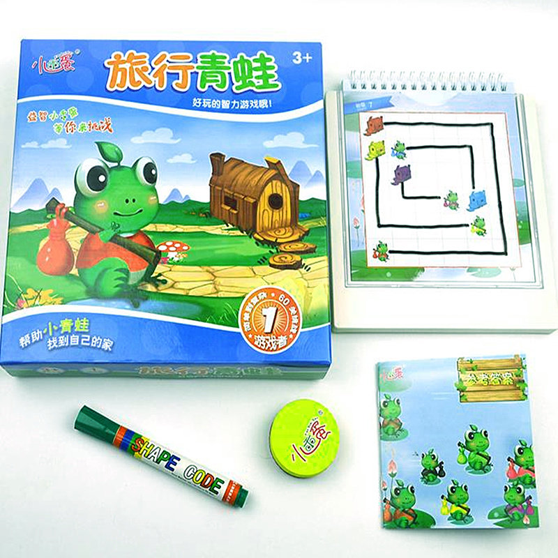 Travel Frog Game Genuine parenting Puzzle Families Early Teaching Wired Solutions for Breaking Down Children's Table Tours