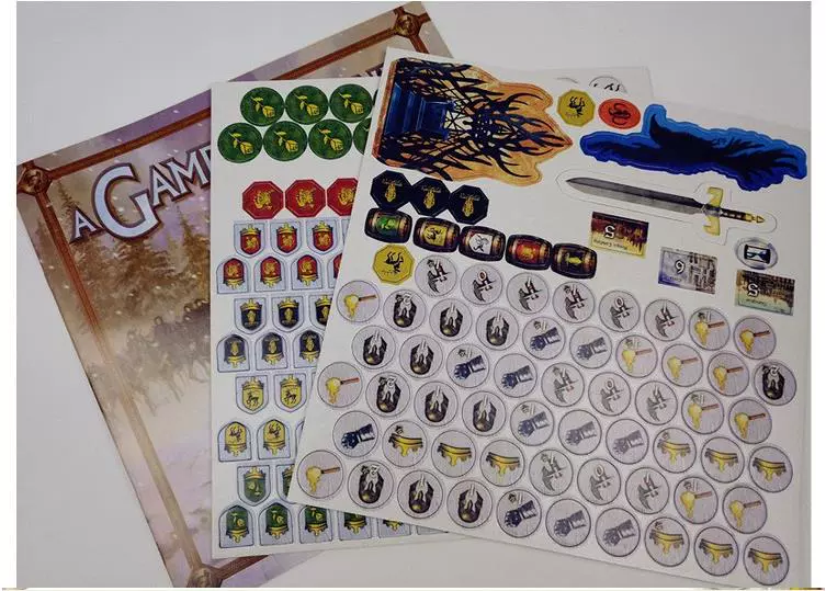 Board Games Song of Ice and Fire Game of Thrones Phiên bản thứ hai của Ice and Fire Plate Edition Spot - Trò chơi trên bàn