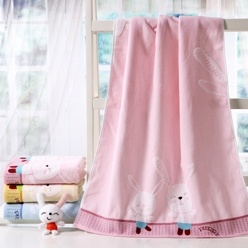 【Golden Towel】100% Cotton Non-Twist Jacquard Cut Velvet Embroidered Bath Towel 140*73 Cartoon Design 358g Manufacturer 【Golden Towel】100% Cotton Non-Twist Jacquard Cut Velvet Embroidered Bath Towel 140*73 Cartoon Design 358g Manufacturer