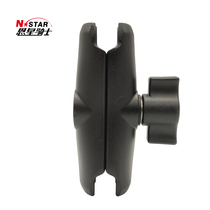 NSTAR Rider Motorcycle Mobile Phone Bracket Universal Ball Head Clip Metal Connecting Rod-1 inch 9cm Connecting Rod