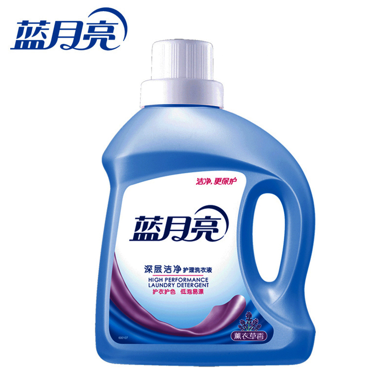 蓝月亮 薰衣草香深层洁净护理洗衣液/低泡中性/护手护衣/1kg/瓶装