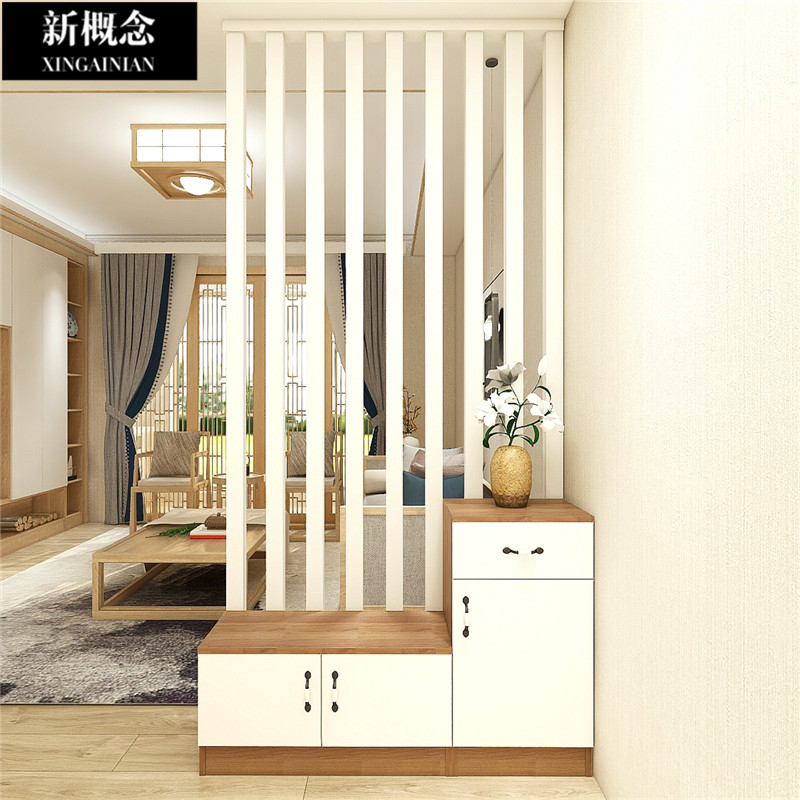 Entrance door GENGUAN CABINET LIVING ROOM SCREEN PARTITION BRIEF MODERN LIGHT AND LUXURIOUS WIND IN DOOR SHELTER TO THE TOP OF THE TOP OF THE DECORATIVE CABINET TO THE TOP