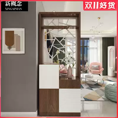 Light luxury decorative partition porch cabinet shoe cabinet integrated European entrance entrance living room screen dining room simple modern luxury