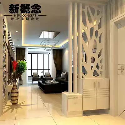 The porch cabinet screen partition living room light luxury double-sided decoration fantasy shoe cabinet into the house simple modern door cover