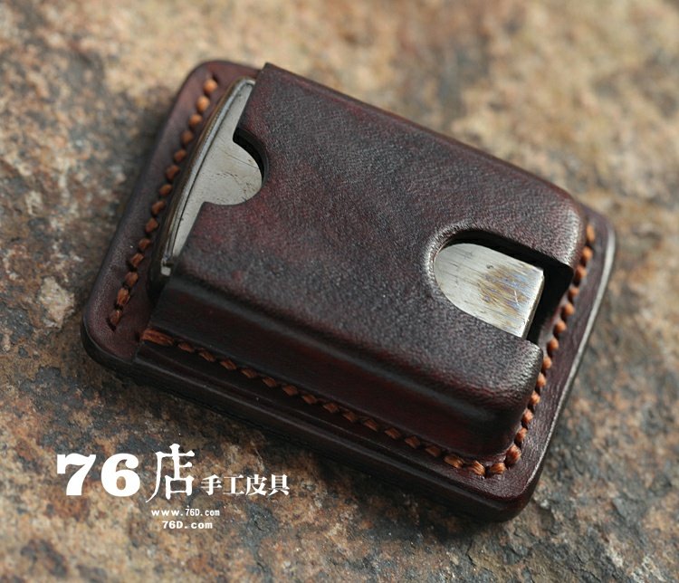 Dây đeo thắt lưng đơn giản, thiết lập nhẹ hơn Bao da thủ công cho bộ phụ kiện tay áo bằng da của ZIPPO - Bật lửa bật lửa súng