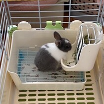 Laserge Rabbit rabbit toilet bedpan anti-peeing pet dragon cat mink guinea pigs free of shitty urinals Pots Rabbit supplies