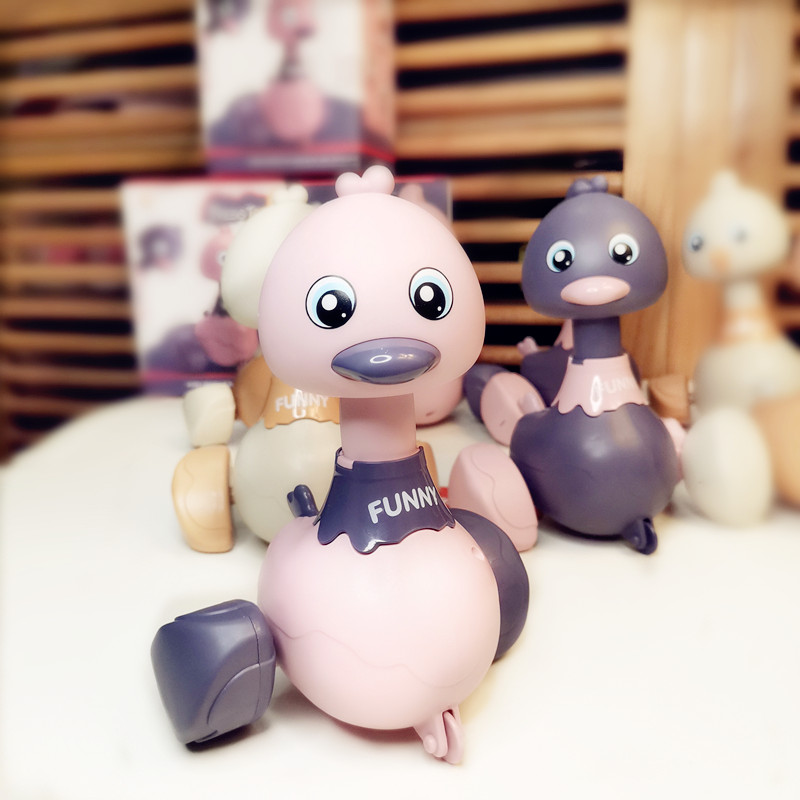 Cartoon cute chicken cute duck chicken duckling duckling press-type return wind-up inertia walking small animals