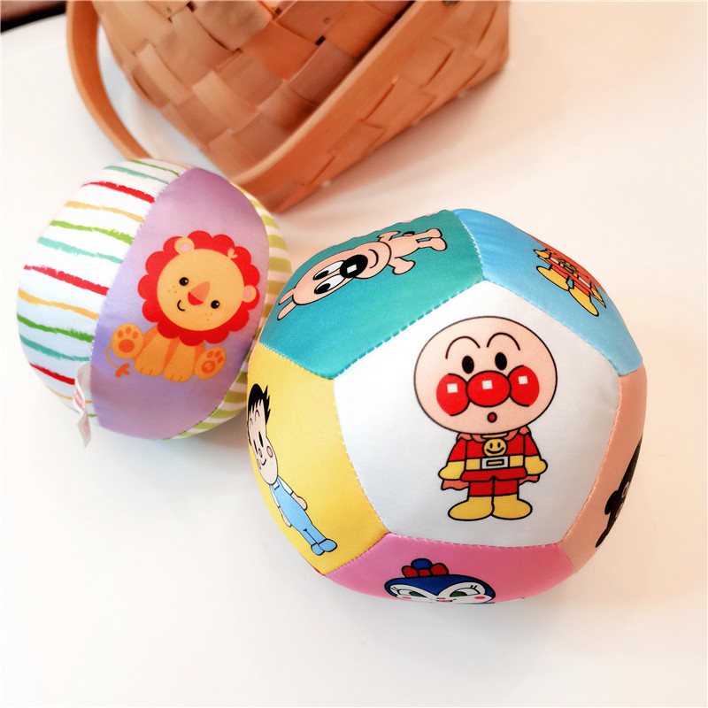 Japanese Bread Superman Baby Boy Soft Bell Peppers Burball Baby Football Safety Material Practice Gripping Appeasement Toys