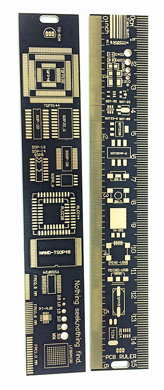 PCB Ruler PCB Engineering Ruler PCB Package Unit Package Immersion Gold PCB Packaging