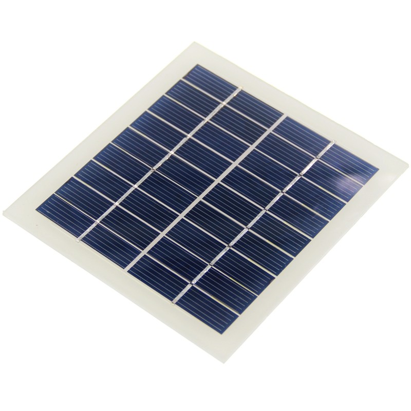 Polysilicon 9V220ma glass laminated solar panel 9V2W can charge two 12V batteries in series