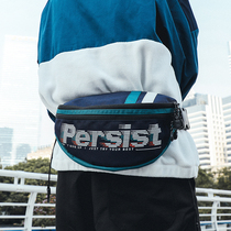 Cross Street running bag men and women fashion trend dual-purpose chest bag running shoulder bag leisure waterproof