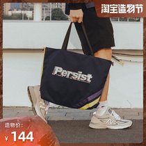 ACROSS tide brand tote bag for men and women zipper large capacity shoulder bag crossbody student shopping bag portable waterproof